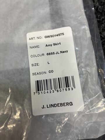 1522323-3 Kjol J.Lindeberg Amelie Skirt, Strl L