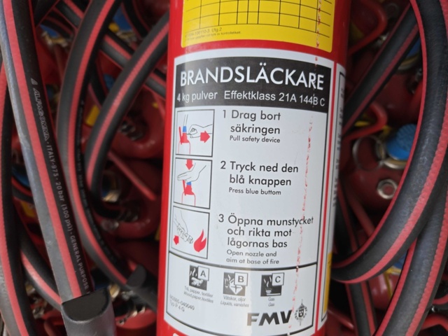 1485088-3 Fire extinguishers 54 pcs