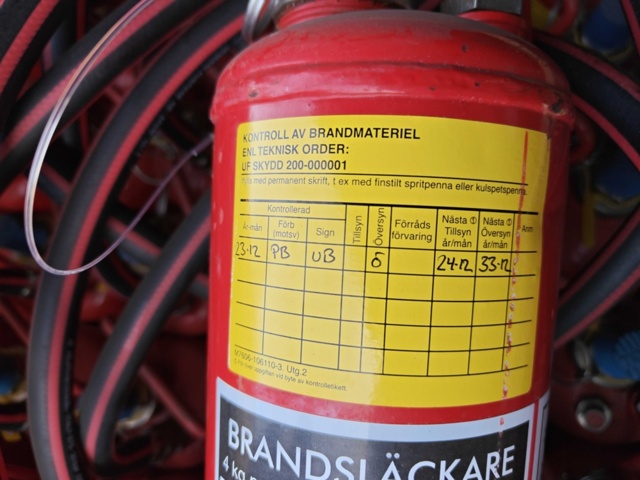 1485088-4 Fire extinguishers 54 pcs
