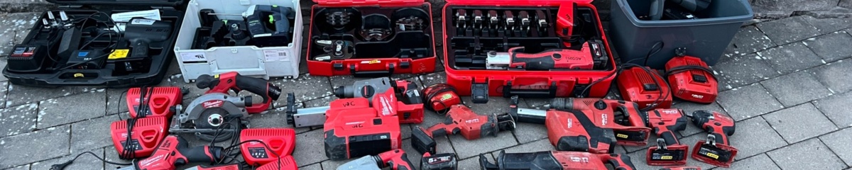 Bild som representerar auktionen - Avyttring elektriska handverktyg