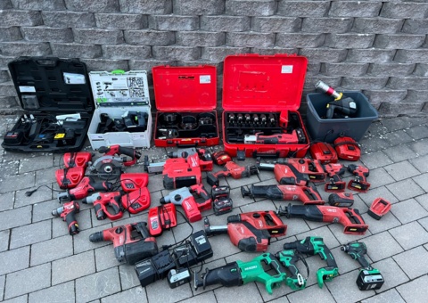 Bild som representerar auktionen - Avyttring elektriska handverktyg