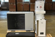 1522914 12 kW air/water heat pump incl. buffer tank, easily connects to an existing heating system L3.66