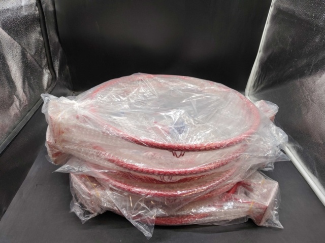 1508614-2 Basketkorgar, 7 st - Atom Sports, 47 cm med nät