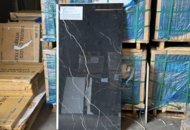 1457653 Granitkeramik ca 50 m² - Ceramica Nordic Midnight Black Marble Gloss 120 * 60