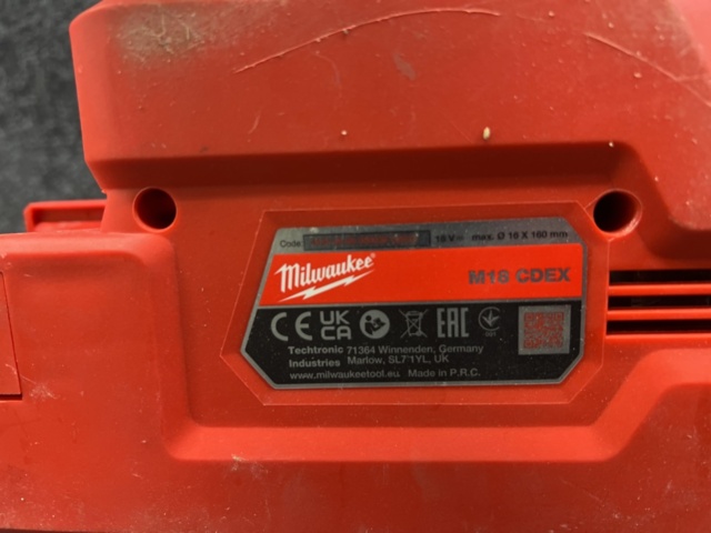 1428094-7 Dammutsug Milwaukee M18 CDEX