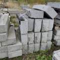 1095098-10 105 pcs Granite curb stone GV1 150 Radius 10.0 m