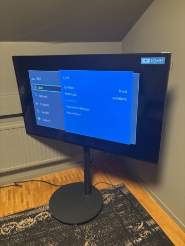 1505868-1 Bildskärm 55" på mobilt golvstativ - Samsung DC55E