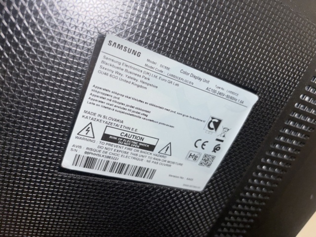 1505868-3 Bildskärm 55" på mobilt golvstativ - Samsung DC55E