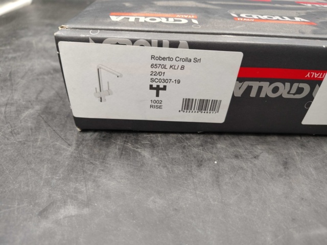 1523000-4 Kitchen faucet - iCrolla, Milano 6570L KLI B, single lever faucet, dishwasher shut-off