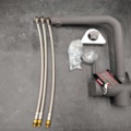 1523000-2 Kitchen faucet - iCrolla, Milano 6570L KLI B, single lever faucet, dishwasher shut-off