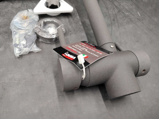 1523000-5 Kitchen faucet - iCrolla, Milano 6570L KLI B, single lever faucet, dishwasher shut-off