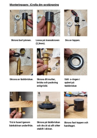 1523190-2 Diskmaskinsavstängnig - iCrolla, 35 mm, tryffel/krom,10590TAR/CR