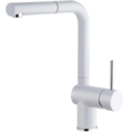 1522977-1 Köksblandare - iCrolla, Venedig 6977 BI, vit blank, handdusch