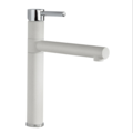 1524617-1 Kitchen faucet - iCrolla 7110 WHI, Silgranit white, single-lever faucet