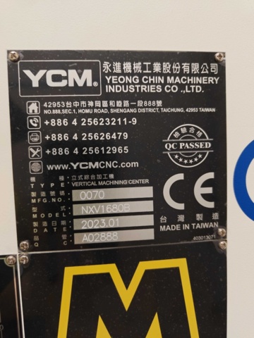 1485151-21 Multi-function machine YCM NXV1680B -2023 (only 197 hours)