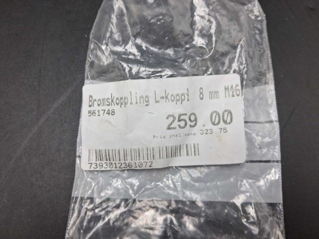 1523122-2 Bromskopplingar L-koppling, 9 st - SIRIT, 8 mm M16
