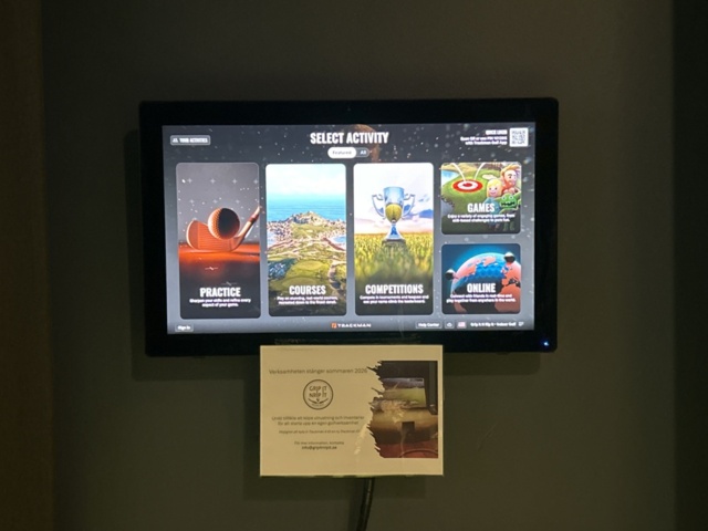 1457677-3 Komplett golfsimulator - Trackman 4
