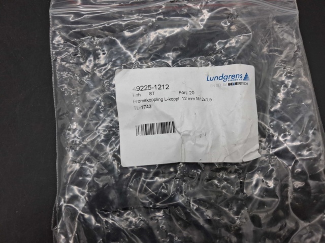 1523160-2 Bromskopplingar L-koppling, 10 st - SIRIT, 12 mm M12x1,5