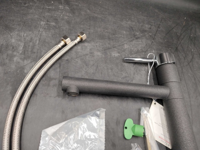 1525036-5 Kitchen faucet - iCrolla, 7110 ANT Silgranit, single-lever faucet