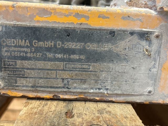 1457681-8 Kapmaskin - Cedima CTS 26