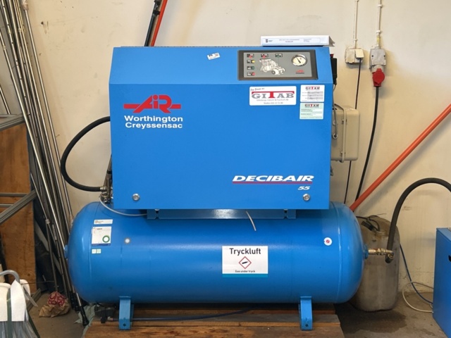1457703-2 Kompressor med tork - Worthington Creyssensac Decibair 55