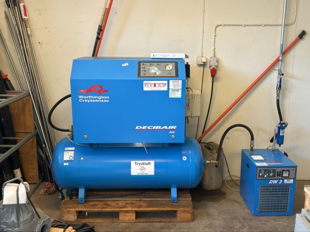 1457703-1 Kompressor med tork - Worthington Creyssensac Decibair 55