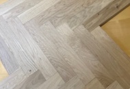 1479304 Solid Herringbone/single-strip parquet Oak Bjelin Country 340x68x16 mm (approx. 93.15 sq m)