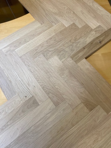 1479304-1 Solid Herringbone/single-strip parquet Oak Bjelin Country 340x68x16 mm (approx. 93.15 sq m)