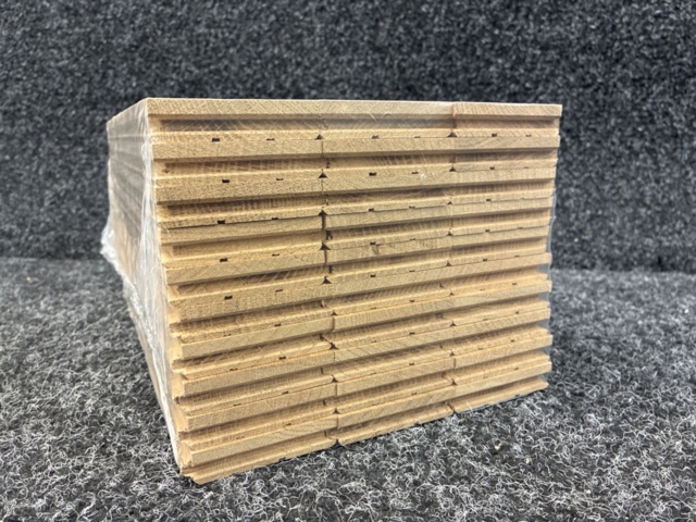 1479304-14 Solid Herringbone/single-strip parquet Oak Bjelin Country 340x68x16 mm (approx. 93.15 sq m)