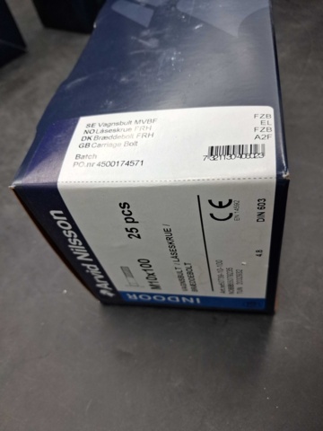 1525272-4 Wood screw & carriage bolt, 460 pcs - Arvid Nilsson, RIGHT
