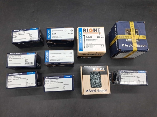 1525273-1 Wood screw & Allen screw - Arvid Nilsson, RIGHT