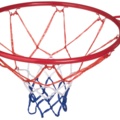 1508614-1 Basketkorgar, 7 st - Atom Sports, 47 cm med nät