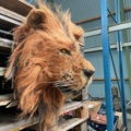 1522821-3 Artificial lion head - wall decoration, 45 cm