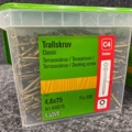 1526063-2 2 st Förpackningar Trallskruv 4,8x75, Essve