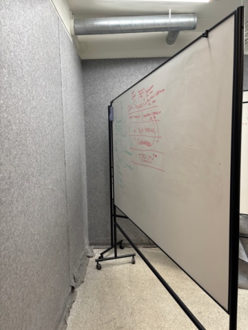 1497445-5 Whiteboardtavlor på hjul 2 st - Lintex