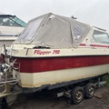1143481-9 Flipper 700 Boat -79 incl trailer Volvo Penta