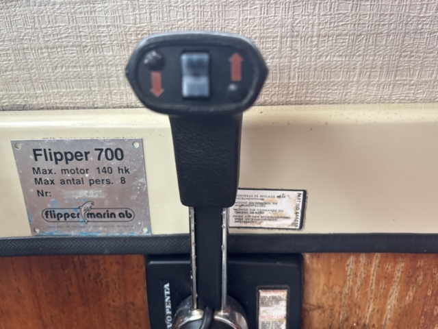 1143481-69 Flipper 700 Boat -79 incl trailer Volvo Penta