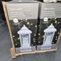 1508623-2 Candle lanterns, 6 pcs - Finn-Lumor, snowfall, LED