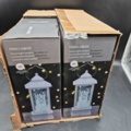 1508624-2 Candle lanterns, 6 pcs - Finn-Lumor, snowfall, LED
