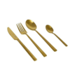 1508622-1 Cutlery set, 4 pcs 16-piece - Bo-Camp, Fairbanks, gold-colored