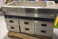 1458294 Heating with water bath & 6 drawers 120 cm - Elektrotermo VSL 1200-13