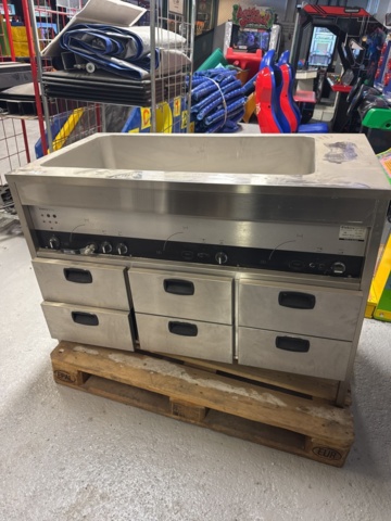 1458294-1 Heating with water bath & 6 drawers 120 cm - Elektrotermo VSL 1200-13