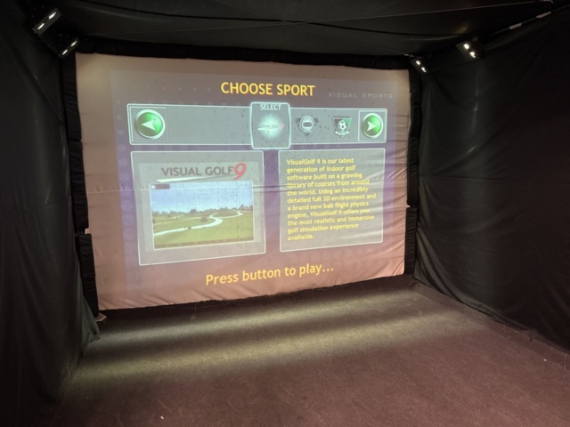 1458291-16 Multisport- & golfsimulator - Visual Sports VS-12