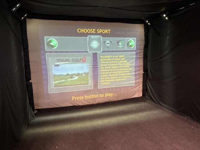 1458291-17 Multisport- & golfsimulator - Visual Sports VS-12