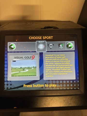 1458291-3 Multisport- & golfsimulator - Visual Sports VS-12