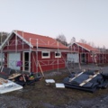 1527598-1 Frame for a single garage of 36 square meters with dimensions of 6.0 x 6.0 m