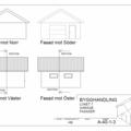 1527598-3 Frame for a single garage of 36 square meters with dimensions of 6.0 x 6.0 m