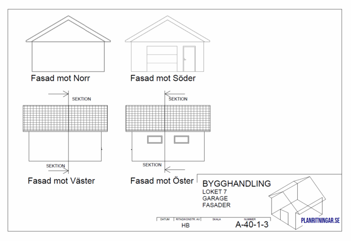 1527598-3 Frame for a single garage of 36 square meters with dimensions of 6.0 x 6.0 m