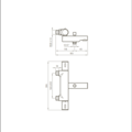 1527928-2 Badkarsblandare - Tapwell, 160 CC, krom