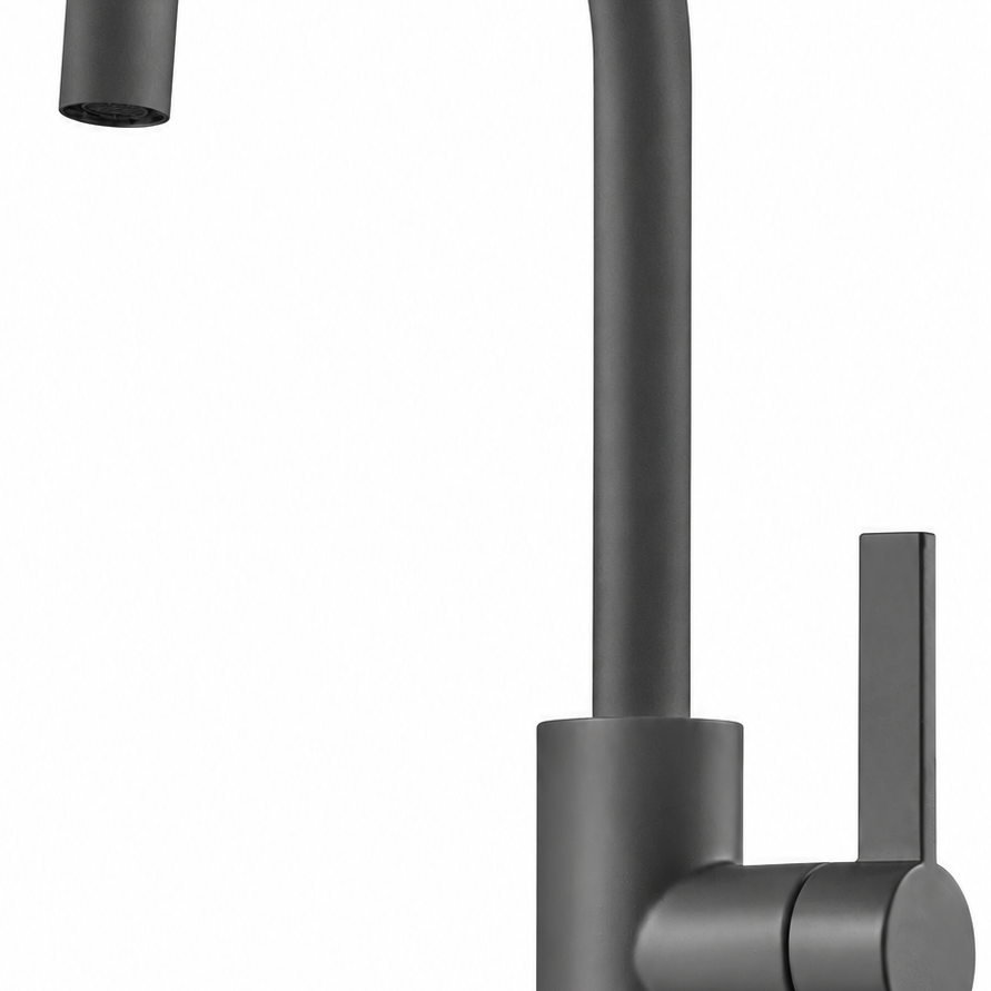 1527996-1 Köksblandare, Tapwell, Graphite, med diskmaskinavstängning, ARM184